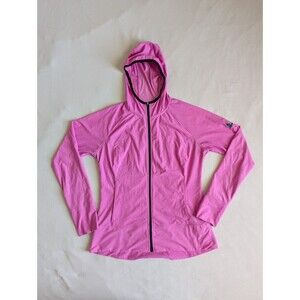 Zero Restriction Jacket Womens Medium Pink Full Zip Hoodie Golf Performance
